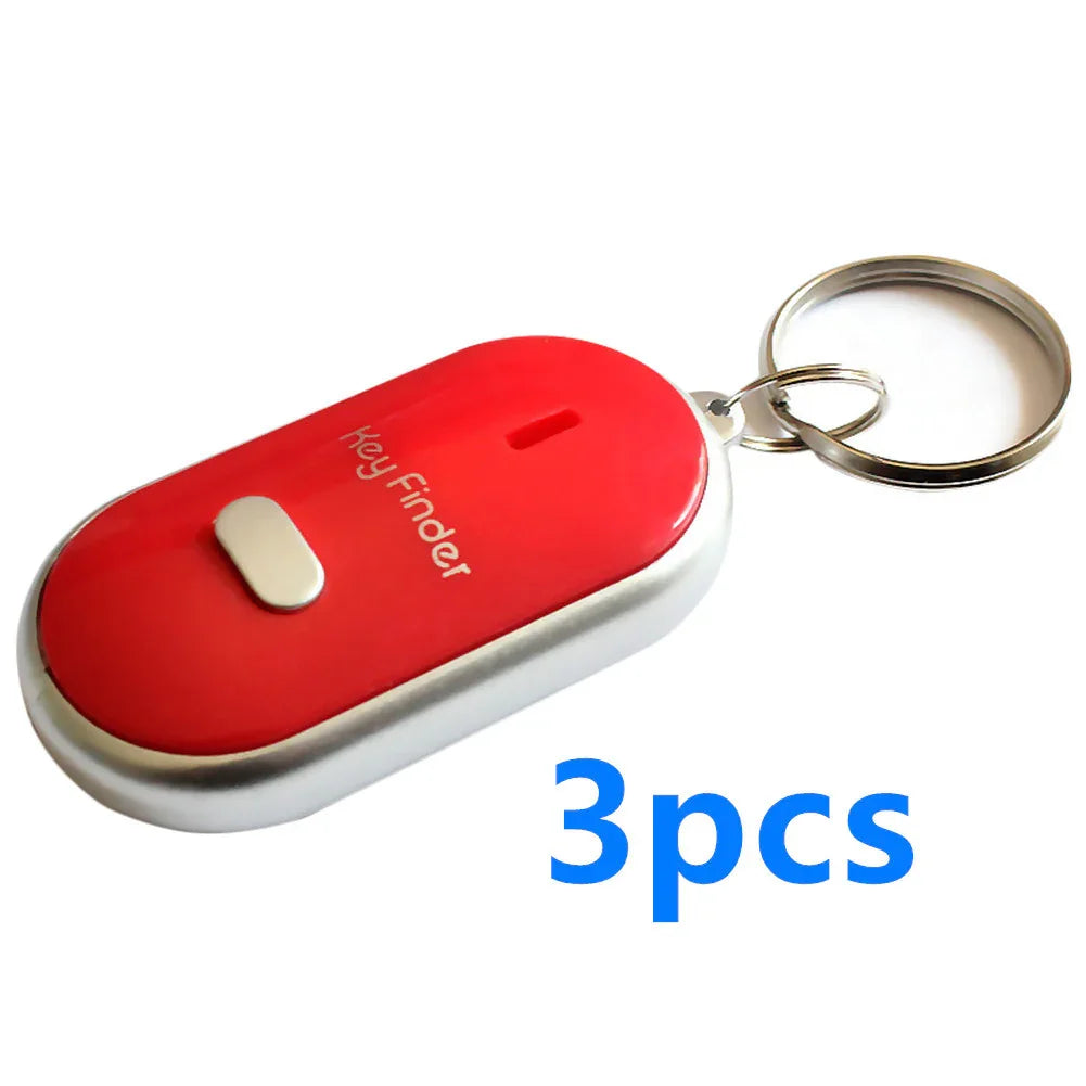 New LED whistle control induction key ring Elderly key finder Multi-function key anti-lost device - Voltora Hub