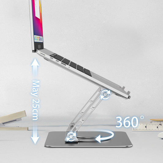 Foldable Adjustable Rotating Aluminum Laptop Stand - Voltora Hub