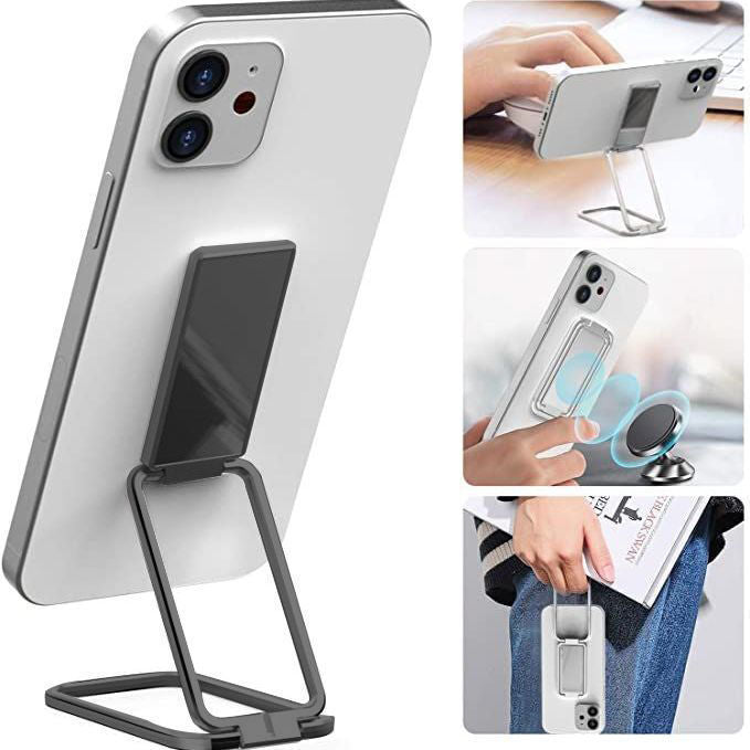 Foldable Mobile Phone Holder Ring Buckle Retractable Desktop CellPhone Stand Car Magnetic Bracket Office Accessories - Voltora Hub