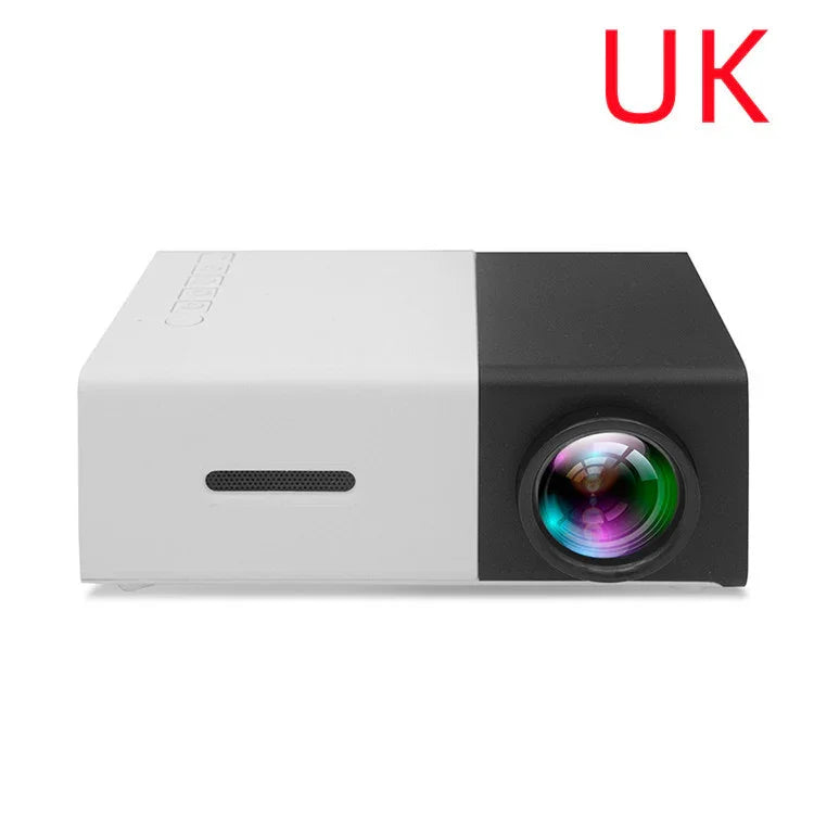 Portable Projector 3D Hd Led Home Theater Cinema HDMI-compatible Usb Audio Projector Yg300 Mini Projector - Voltora Hub