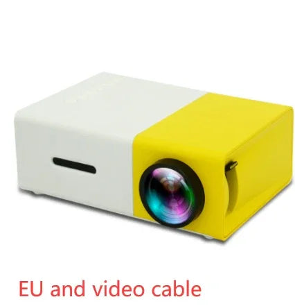 Portable Projector 3D Hd Led Home Theater Cinema HDMI-compatible Usb Audio Projector Yg300 Mini Projector - Voltora Hub