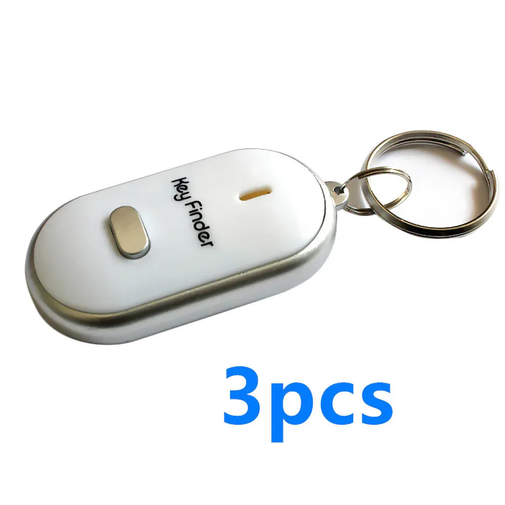 New LED whistle control induction key ring Elderly key finder Multi-function key anti-lost device - Voltora Hub