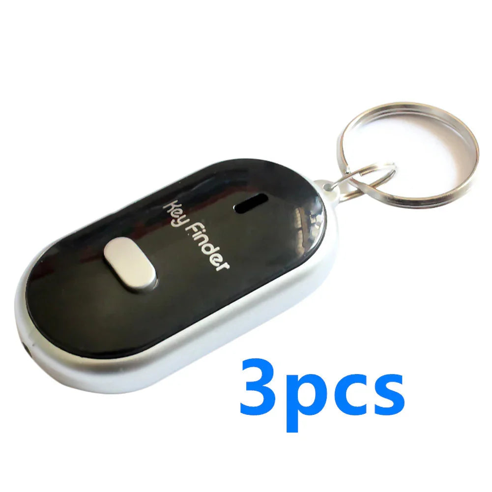 New LED whistle control induction key ring Elderly key finder Multi-function key anti-lost device - Voltora Hub