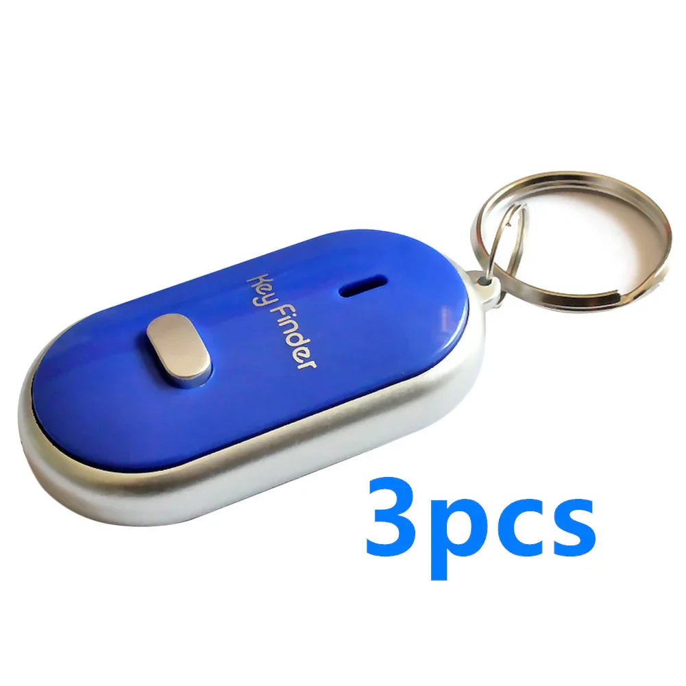 New LED whistle control induction key ring Elderly key finder Multi-function key anti-lost device - Voltora Hub