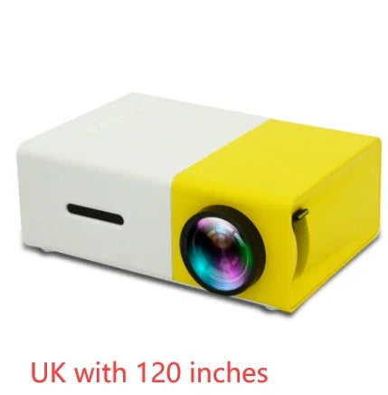 Portable Projector 3D Hd Led Home Theater Cinema HDMI-compatible Usb Audio Projector Yg300 Mini Projector - Voltora Hub
