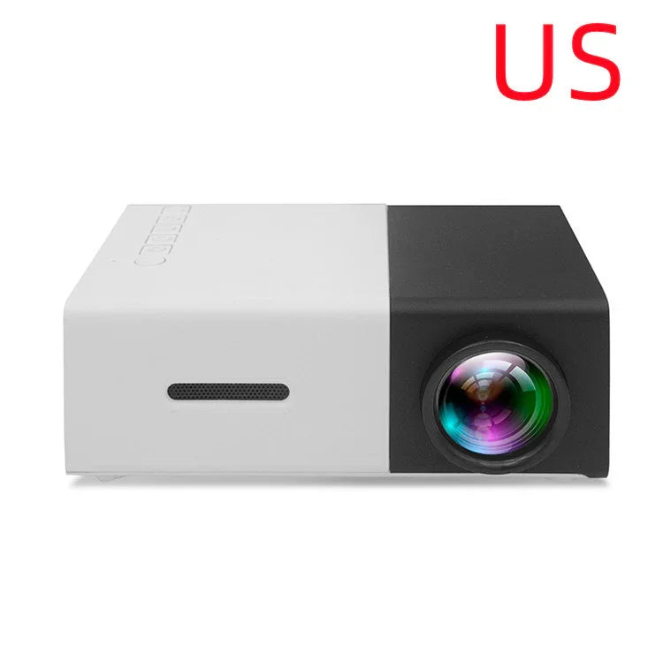 Portable Projector 3D Hd Led Home Theater Cinema HDMI-compatible Usb Audio Projector Yg300 Mini Projector - Voltora Hub