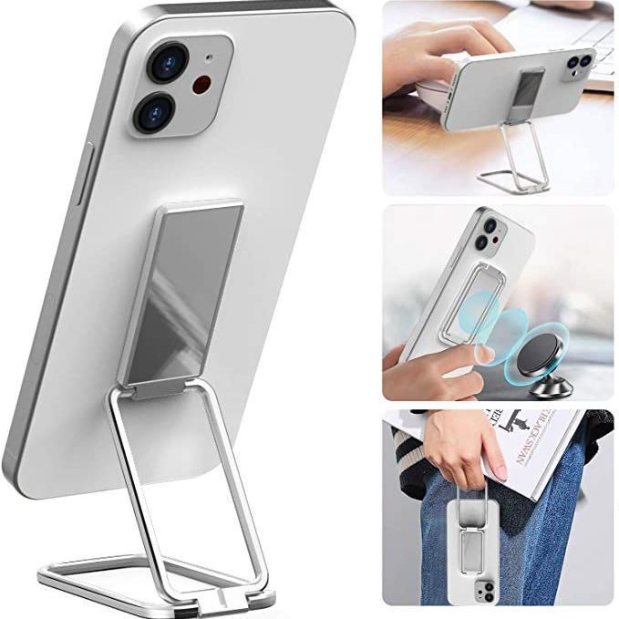 Foldable Mobile Phone Holder Ring Buckle Retractable Desktop CellPhone Stand Car Magnetic Bracket Office Accessories - Voltora Hub