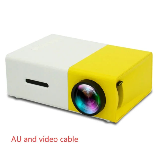 Portable Projector 3D Hd Led Home Theater Cinema HDMI-compatible Usb Audio Projector Yg300 Mini Projector - Voltora Hub