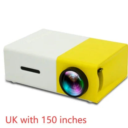 Portable Projector 3D Hd Led Home Theater Cinema HDMI-compatible Usb Audio Projector Yg300 Mini Projector - Voltora Hub