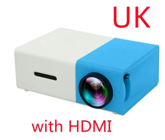 Portable Projector 3D Hd Led Home Theater Cinema HDMI-compatible Usb Audio Projector Yg300 Mini Projector - Voltora Hub