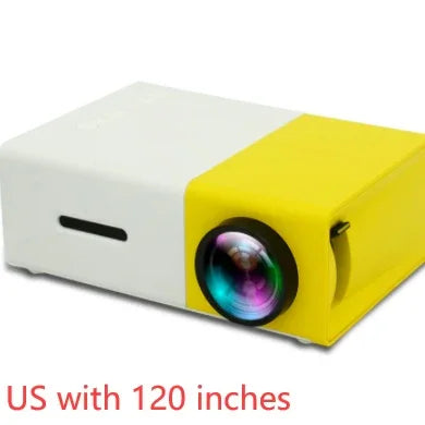 Portable Projector 3D Hd Led Home Theater Cinema HDMI-compatible Usb Audio Projector Yg300 Mini Projector - Voltora Hub