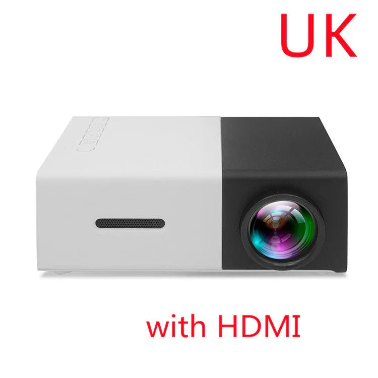 Portable Projector 3D Hd Led Home Theater Cinema HDMI-compatible Usb Audio Projector Yg300 Mini Projector - Voltora Hub