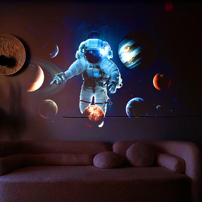 Rechargeable Galaxy Projector Lights 6in1 LED Planetarium Starry Sky Night Lights Rotating Constellation Projector Lamp Decor - Voltora Hub