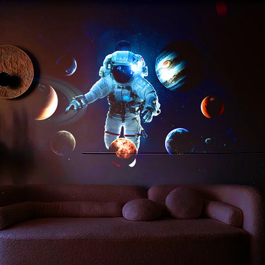 Rechargeable Galaxy Projector Lights 6in1 LED Planetarium Starry Sky Night Lights Rotating Constellation Projector Lamp Decor - Voltora Hub