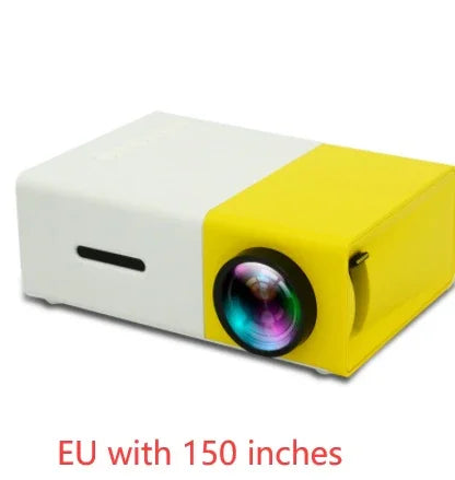 Portable Projector 3D Hd Led Home Theater Cinema HDMI-compatible Usb Audio Projector Yg300 Mini Projector - Voltora Hub