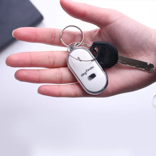 New LED whistle control induction key ring Elderly key finder Multi-function key anti-lost device - Voltora Hub