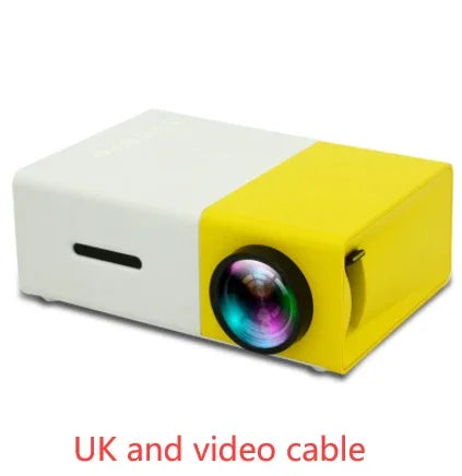 Portable Projector 3D Hd Led Home Theater Cinema HDMI-compatible Usb Audio Projector Yg300 Mini Projector - Voltora Hub