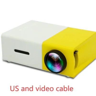 Portable Projector 3D Hd Led Home Theater Cinema HDMI-compatible Usb Audio Projector Yg300 Mini Projector - Voltora Hub