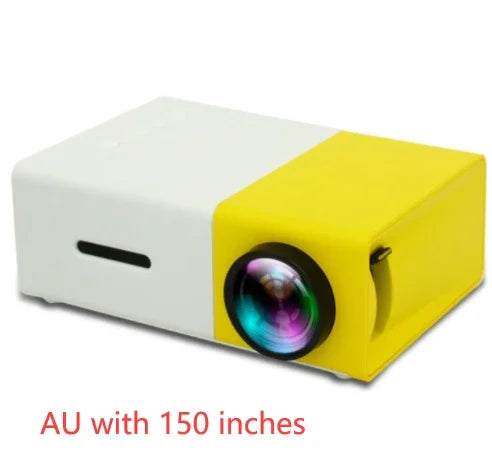 Portable Projector 3D Hd Led Home Theater Cinema HDMI-compatible Usb Audio Projector Yg300 Mini Projector - Voltora Hub