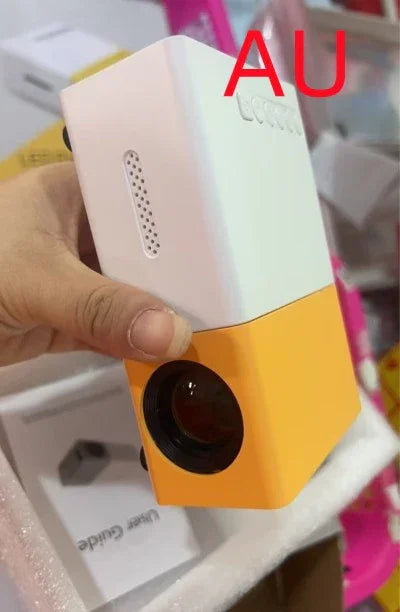 Portable Projector 3D Hd Led Home Theater Cinema HDMI-compatible Usb Audio Projector Yg300 Mini Projector - Voltora Hub