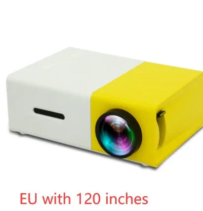 Portable Projector 3D Hd Led Home Theater Cinema HDMI-compatible Usb Audio Projector Yg300 Mini Projector - Voltora Hub