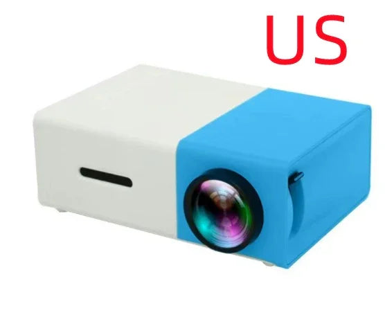 Portable Projector 3D Hd Led Home Theater Cinema HDMI-compatible Usb Audio Projector Yg300 Mini Projector - Voltora Hub
