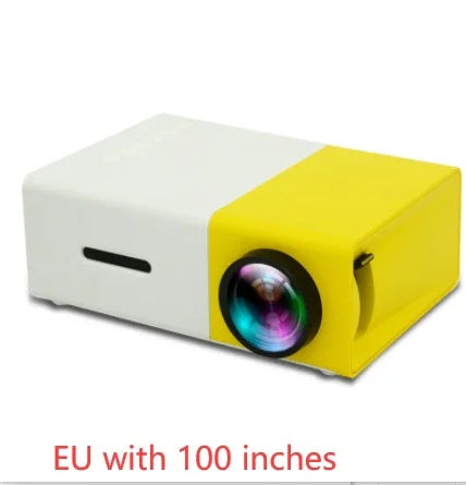 Portable Projector 3D Hd Led Home Theater Cinema HDMI-compatible Usb Audio Projector Yg300 Mini Projector - Voltora Hub