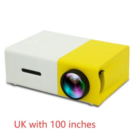 Portable Projector 3D Hd Led Home Theater Cinema HDMI-compatible Usb Audio Projector Yg300 Mini Projector - Voltora Hub