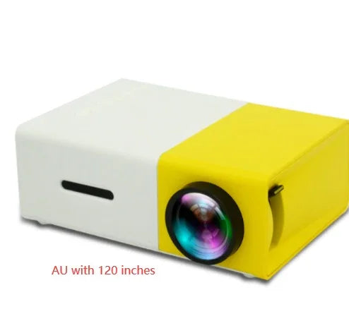 Portable Projector 3D Hd Led Home Theater Cinema HDMI-compatible Usb Audio Projector Yg300 Mini Projector - Voltora Hub