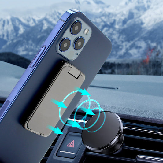Foldable Mobile Phone Holder Ring Buckle Retractable Desktop CellPhone Stand Car Magnetic Bracket Office Accessories - Voltora Hub