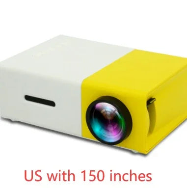 Portable Projector 3D Hd Led Home Theater Cinema HDMI-compatible Usb Audio Projector Yg300 Mini Projector - Voltora Hub